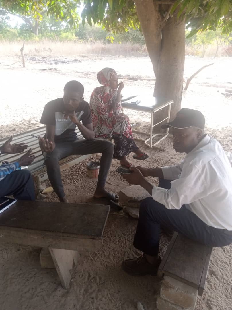 Bwiam Hospital staff audience